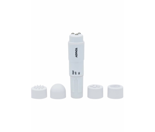 Pocket Rocket Compact Multi-Cap Intimate Stimulator 4 Textures