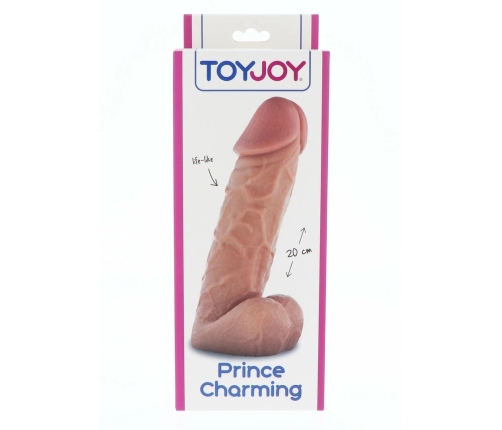 Prince Charming Dong 20 cm Anatomical Model - Skin Tone, PVC