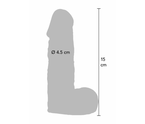Prince Charming Dong 15 cm Silicone Anatomical Model, Skin Tone