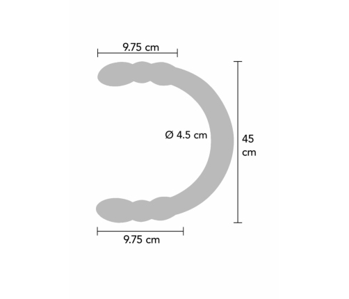TOYJOY Double Digger Dong 45 cm Dual-Ended Flexible PVC Model