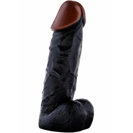 ToyJoy Prince Of Namibia Model 20 cm - Anatomical Silicone System, Black ToyJoy Prince Of Namibia Model 20 cm - Anatomical Silicone System, Black