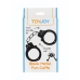 TOYJOY Metal Handcuffs Adjustable Silver Secure Locking System