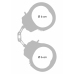 TOYJOY Metal Handcuffs Adjustable Silver Secure Locking System