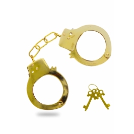 TOYJOY Metal Handcuffs Adjustable Silver Secure Lock System