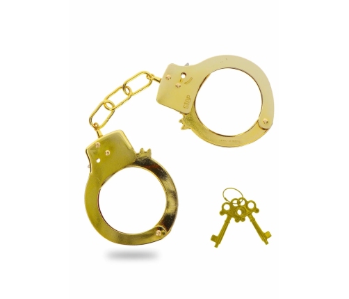 TOYJOY Metal Handcuffs Adjustable Silver Secure Lock System