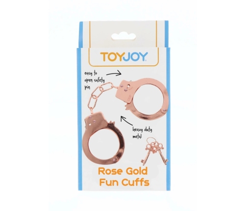 TOYJOY Metal Handcuffs Adjustable Steel Restraints Silver 8713221828453