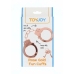 TOYJOY Metal Handcuffs Adjustable Steel Restraints Silver 8713221828453
