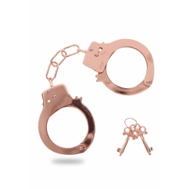 TOYJOY Metal Handcuffs Adjustable Steel Restraints Silver 8713221828453