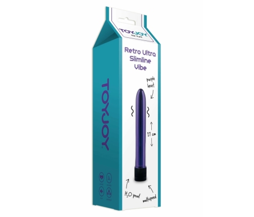 Retro Ultra Slimline Vibrator - Compact Precision Model, Silver Finish
