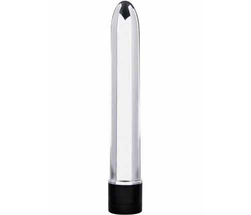 Retro Ultra Slimline Vibrator - Elegant Compact Design, Silver Finish
