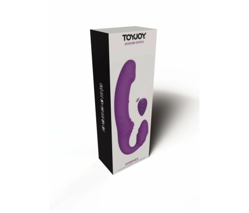Nymphea Strapless Vibrating Couple Device, Remote, Silicone, USB, Pink