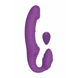Nymphea Strapless Vibrating Couple Device, Remote, Silicone, USB, Pink