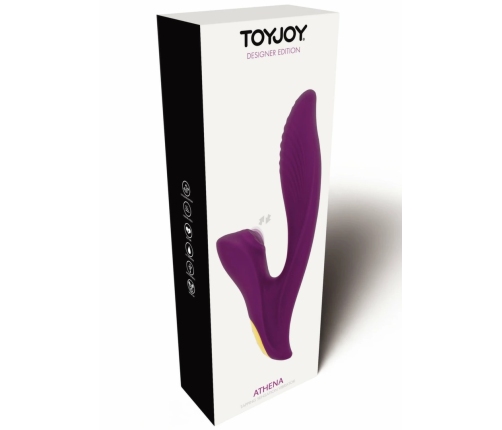 Athena Tapping Sensation Vibrator Dual Motor Silicone Waterproof