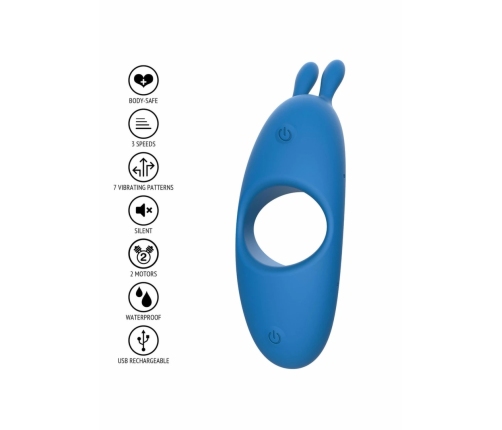 Superhero Couples C-Ring Dual Motor Intimate Ring Vibrating System