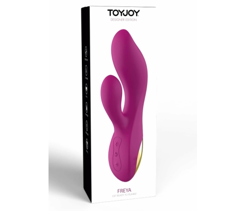 TOYJOY Freya Rumble Vibrator Designer Edition Twin Motor Pink
