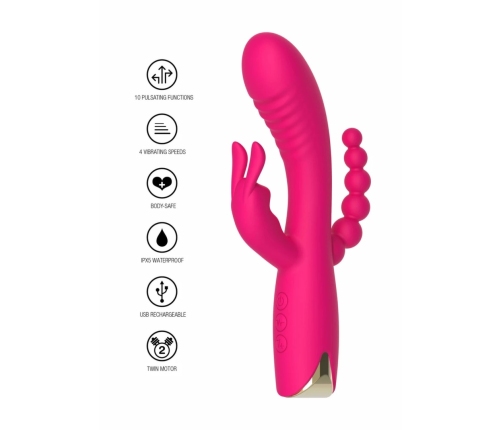 TOYJOY Aphrodite Triple Vibrator Designer Edition, Twin Motor System