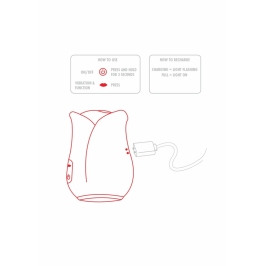 Ravishing Rose Air Pulse Stimulator 10-Mode Intimate Device Pink Ravishing Rose Air Pulse Stimulator 10-Mode Intimate Device Pink