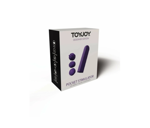 TOYJOY Pocket Stimulator Designer Edition USB-C Rechargeable Black