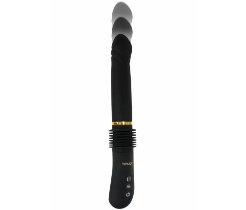 Magnum Opus Thruster - Advanced Thrusting Vibrator, Gold Accents, USB