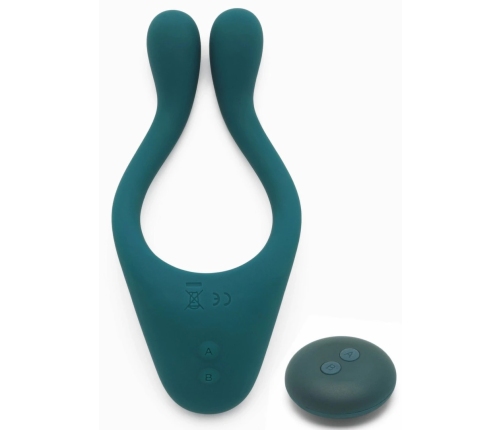 TOYJOY Icon 2 Superb Couples Massager Remote Control Silicone Blue