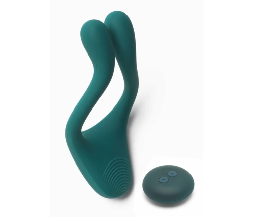 TOYJOY Icon 2 Superb Couples Massager Remote Control Silicone Blue
