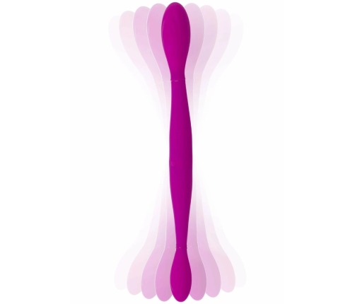 TOYJOY Infinity Double Flexible Silicone Intimate Device, USB, Purple