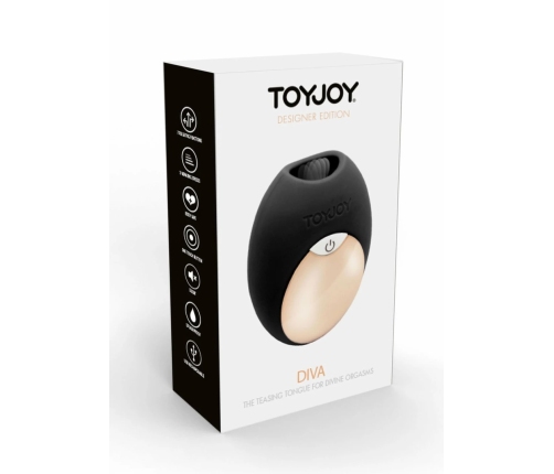 TOYJOY Diva Mini Tongue Designer Edition Silicone Stimulator Pink USB