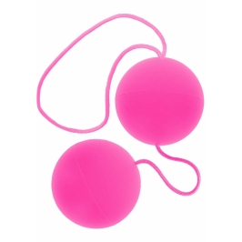 ToyJoy Funky Love Balls Vibrant Silicone Duo Sphere Pink 8713221328281
