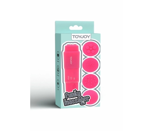 ToyJoy Funky Massager Compact Vibrating Device Pink 8713221188007