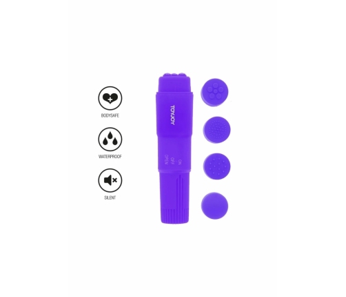 ToyJoy Funky Massager Compact Intimate Wellness Device Pink 8713221188038