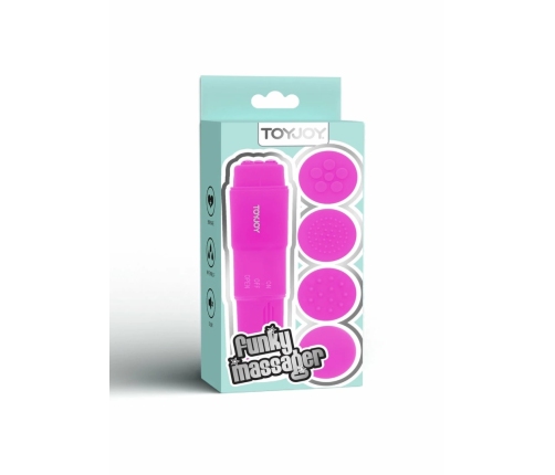 ToyJoy Funky Massager Compact Vibrating Device Pink 8713221188014