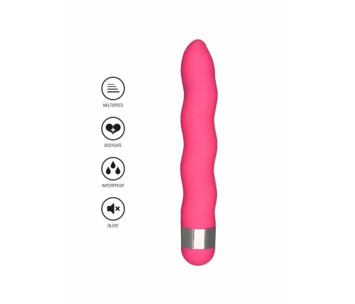 ToyJoy Funky Wave Vibrette Vibrator ABS Waterproof Adjustable Pink