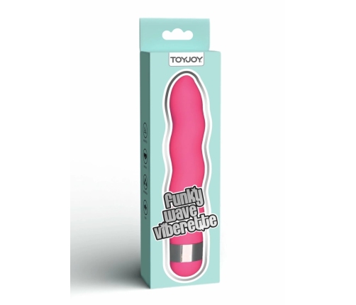 ToyJoy Funky Wave Vibrette Vibrator ABS Waterproof Adjustable Pink