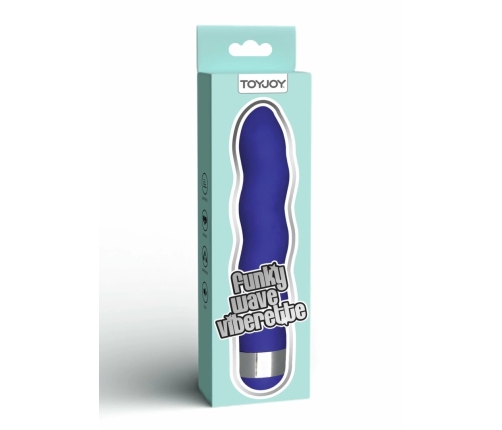 ToyJoy Funky Wave Vibrette Vibrator - Wavy Shape, Waterproof, ABS, Pink