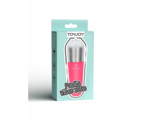 ToyJoy Funky Viberette Mini Vibrating Device Pink Compact Design
