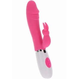 ToyJoy Funky Rabbit Vibrator Silicone Multi-Mode Splashproof Pink ToyJoy Funky Rabbit Vibrator Silicone Multi-Mode Splashproof Pink