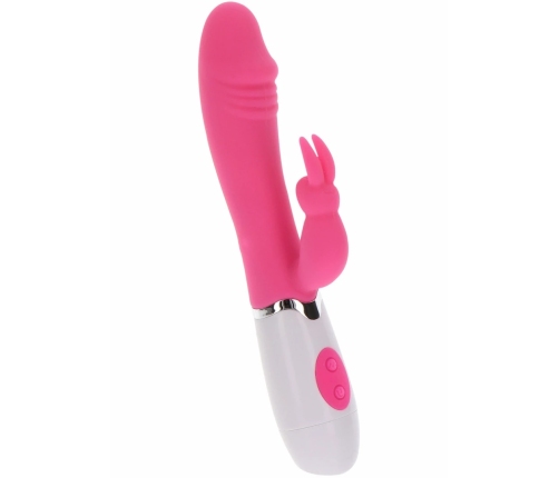 ToyJoy Funky Rabbit Vibrator Silicone Multi-Mode Splashproof Pink