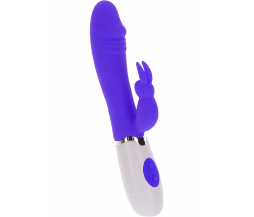 ToyJoy Funky Rabbit Vibrator 100% Silicone, 4 Modes, Vivid Colour, Splashproof