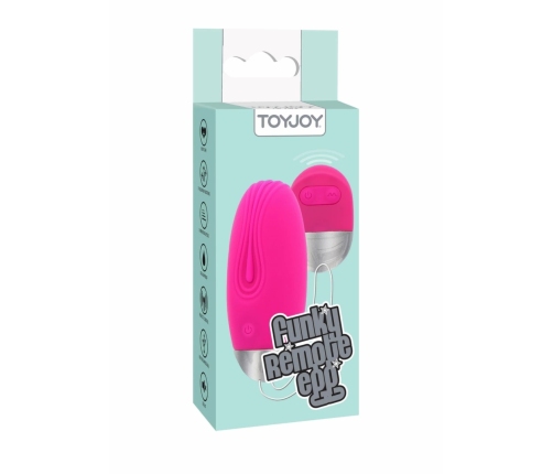 ToyJoy Funky Fun Toys Funky Remote Egg Wireless Silicone Model Pink