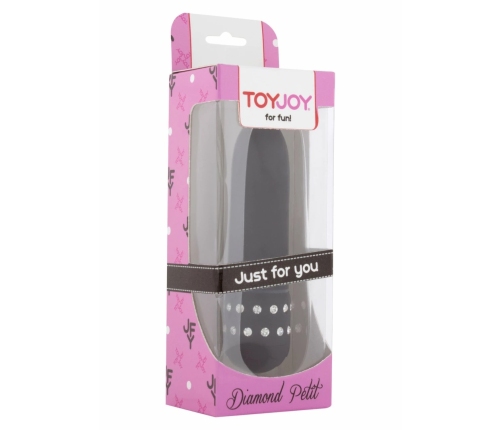 ToyJoy DIAMOND Petit Vibrator Compact Design with Rhinestone Detail 12cm