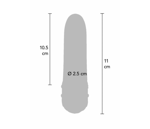 ToyJoy DIAMOND Petit Vibrator Compact Design with Rhinestone Detail 12cm