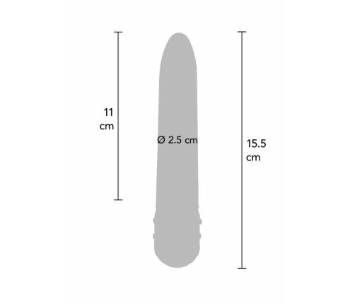 ToyJoy Diamond Superbe Vibrator Classic Design with Rhinestone Detail 19 cm