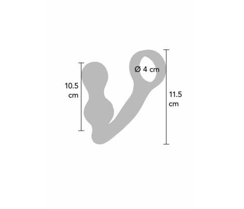 TOYJOY Power Plug & Support Ring Flexible TPE Black 8713221453136