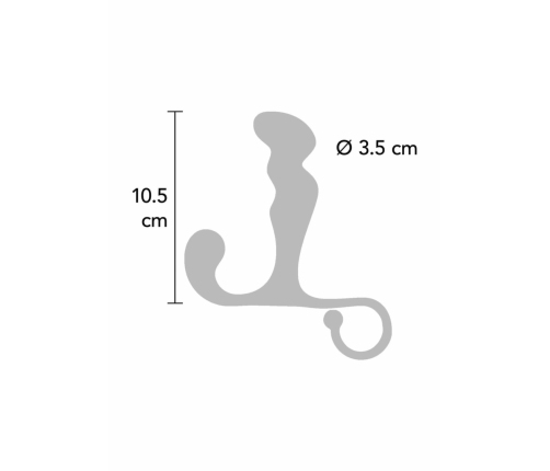 ToyJoy Power Plug Prostate Massager Black Ergonomic Silicone Design