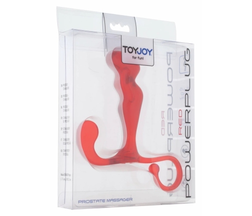 ToyJoy Power Plug Prostate Massager Black Silicone Ergonomic Design 8713221338921