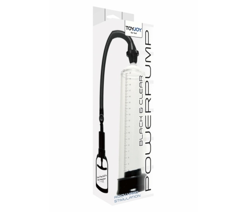 ToyJoy Power Pump Vacuum Enhancement System with Pressure Gauge Black