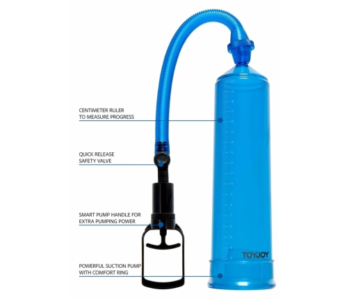 ToyJoy Power Pump Vacuum Enhancement System with Pressure Gauge 8713221015709