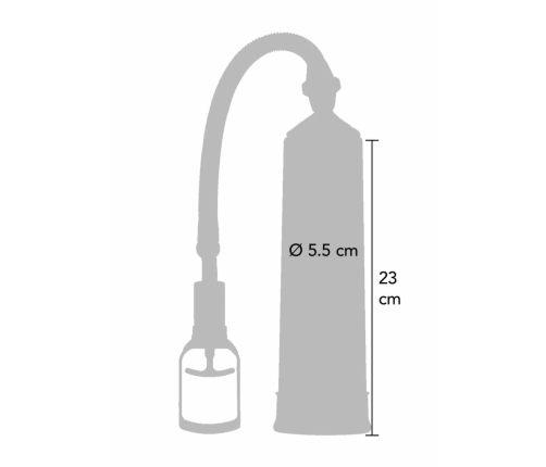 ToyJoy Power Pump Vacuum System for Enhanced Performance, Transparent, Large Size