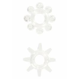 TOYJOY Power Stretchy Rings 2 pcs Flexible TPE Set for Men