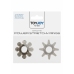 TOYJOY Power Stretchy Rings Set 2 pcs Flexible TPE Black